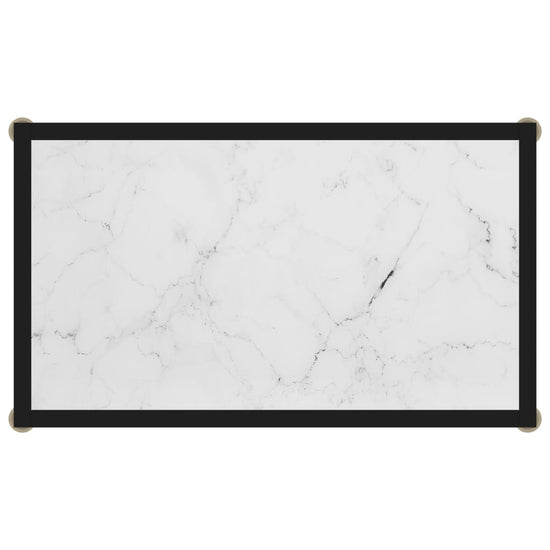 Wandtafel 60x35x75 cm gehard glas wit MeubelReus