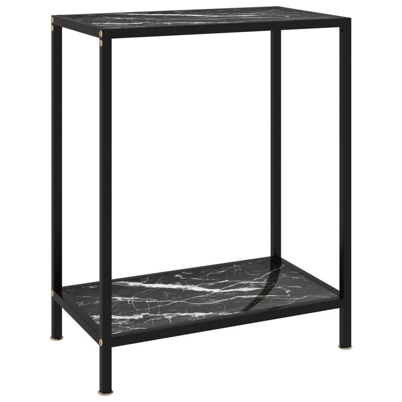 Wandtafel 60x35x75 cm gehard glas zwart MeubelReus