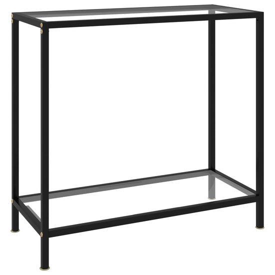 Wandtafel 80x35x75 cm gehard glas transparant MeubelReus