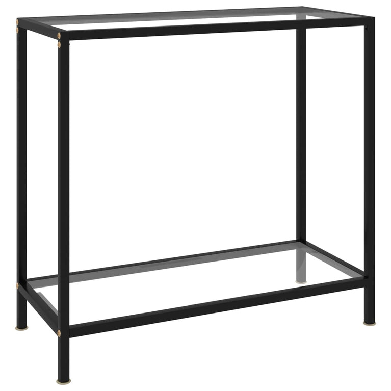 Wandtafel 80x35x75 cm gehard glas transparant MeubelReus