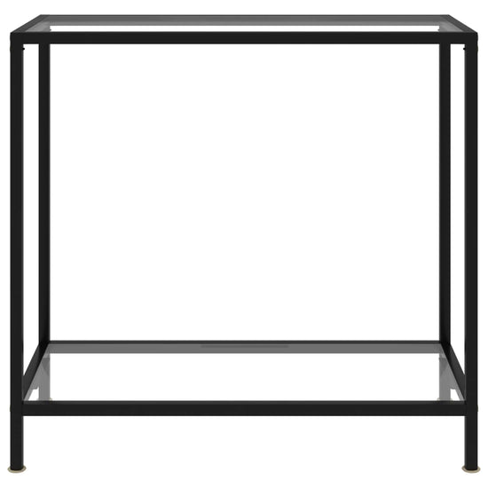 Wandtafel 80x35x75 cm gehard glas transparant MeubelReus
