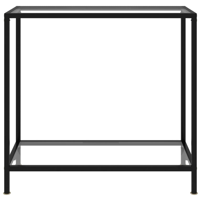 Wandtafel 80x35x75 cm gehard glas transparant MeubelReus