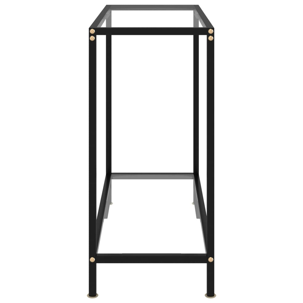 Wandtafel 80x35x75 cm gehard glas transparant MeubelReus