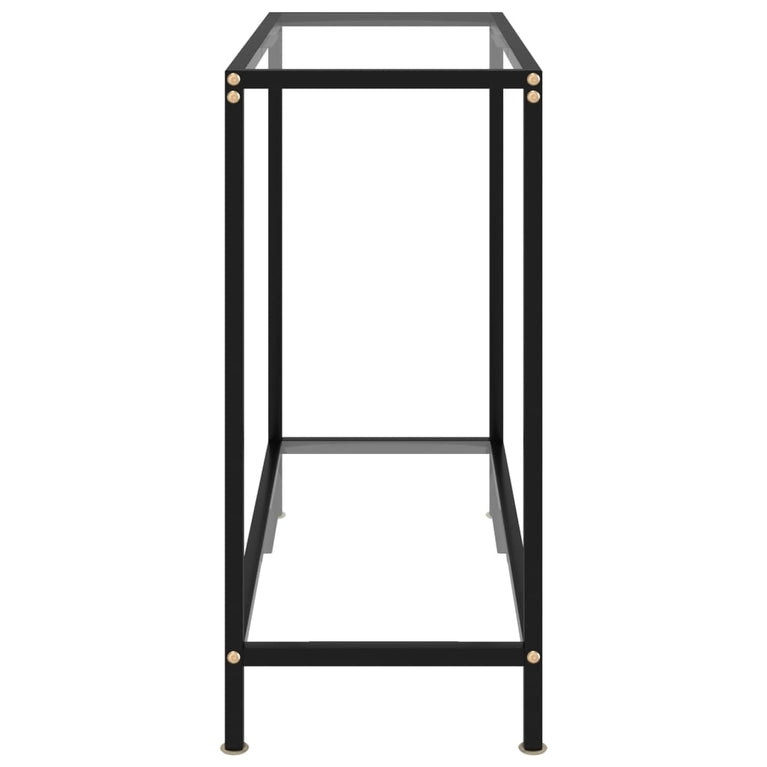 Wandtafel 80x35x75 cm gehard glas transparant MeubelReus