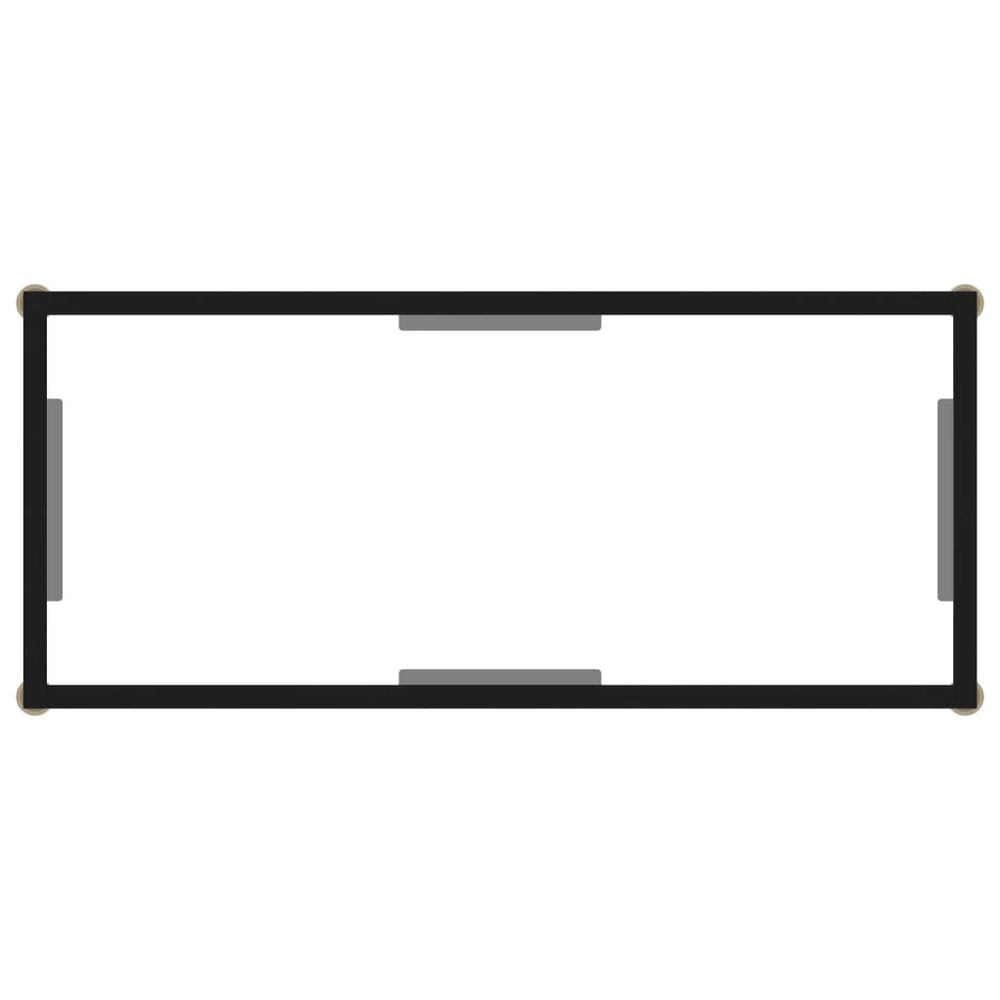 Wandtafel 80x35x75 cm gehard glas transparant MeubelReus