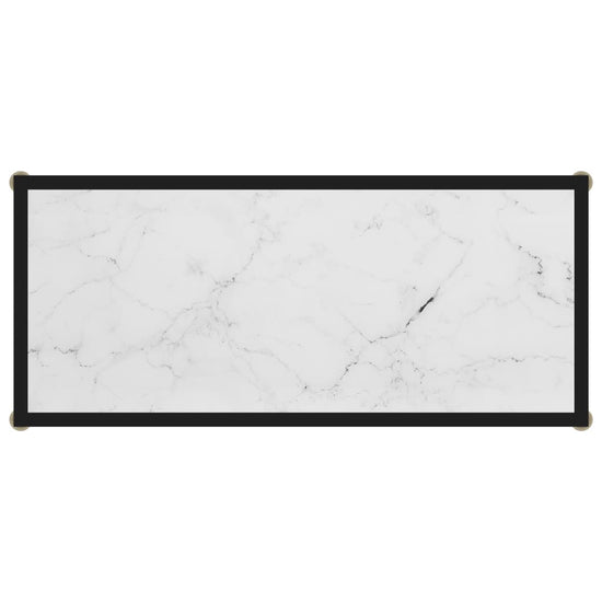 Wandtafel 80x35x75 cm gehard glas wit MeubelReus