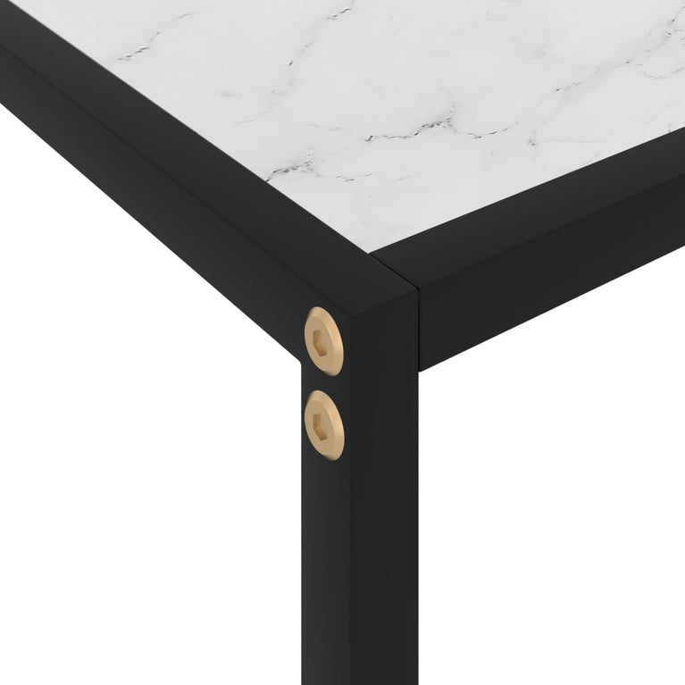 Wandtafel 80x35x75 cm gehard glas wit MeubelReus