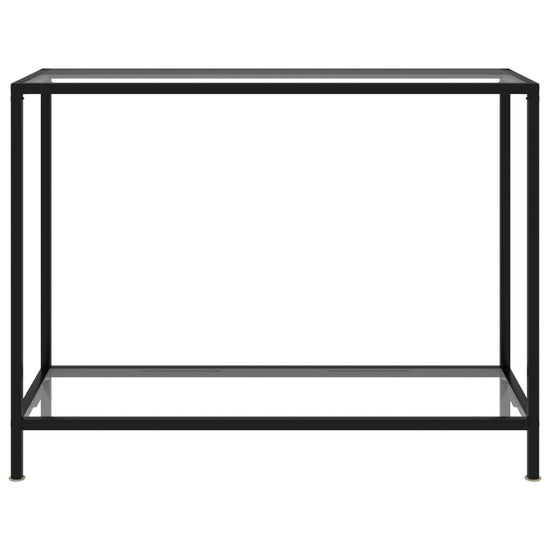 Wandtafel 100x35x75 cm gehard glas transparant MeubelReus