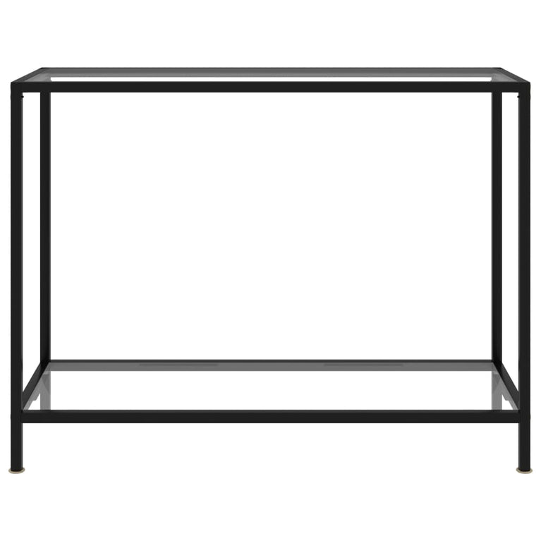 Wandtafel 100x35x75 cm gehard glas transparant MeubelReus