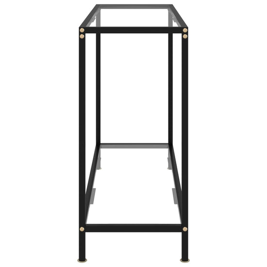 Wandtafel 100x35x75 cm gehard glas transparant MeubelReus