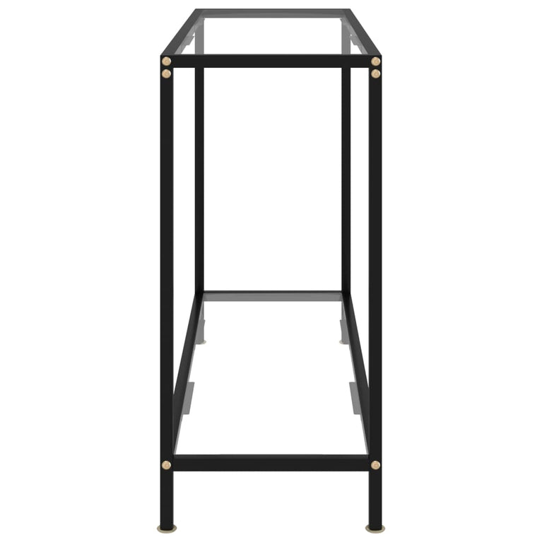 Wandtafel 100x35x75 cm gehard glas transparant MeubelReus