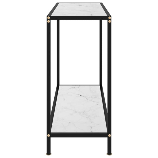 Wandtafel 100x35x75 cm gehard glas wit MeubelReus