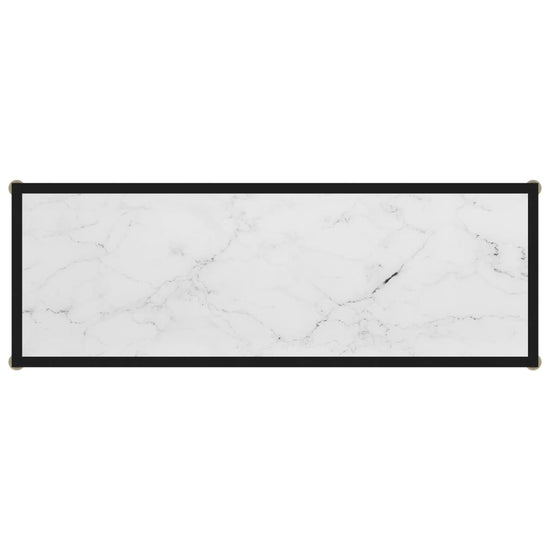 Wandtafel 100x35x75 cm gehard glas wit MeubelReus