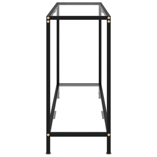 Wandtafel 120x35x75 cm gehard glas transparant MeubelReus