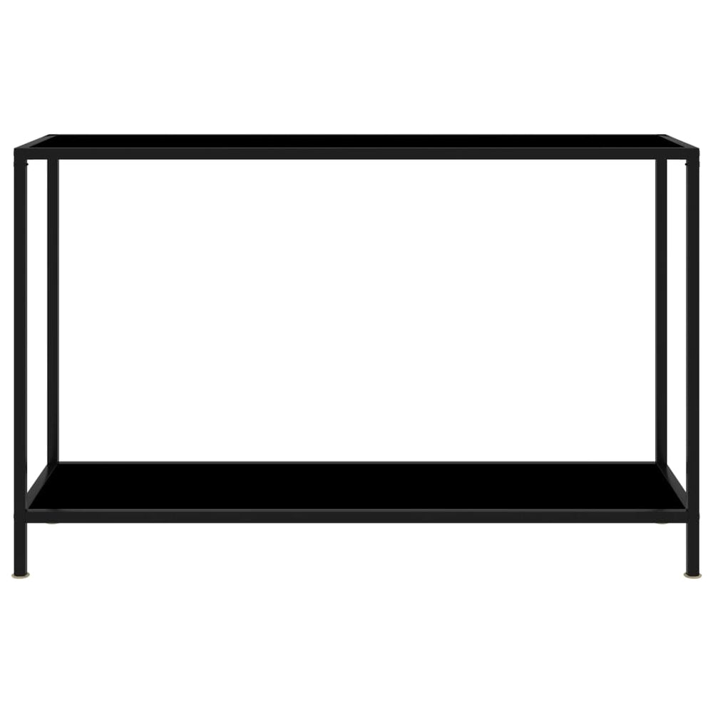 Wandtafel 120x35x75 cm gehard glas zwart MeubelReus
