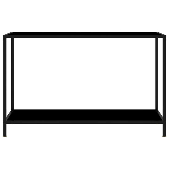 Wandtafel 120x35x75 cm gehard glas zwart MeubelReus