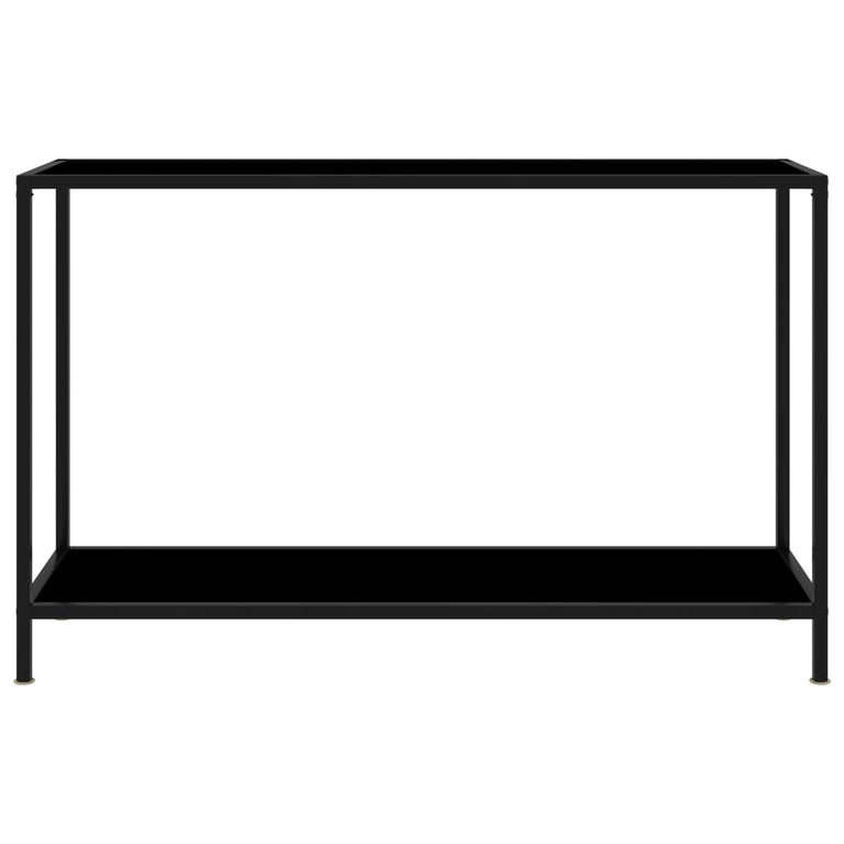 Wandtafel 120x35x75 cm gehard glas zwart MeubelReus