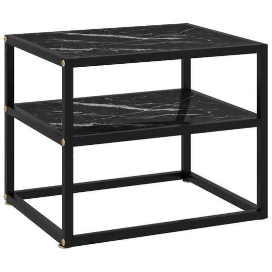 Wandtafel 50x40x40 cm gehard glas zwart MeubelReus