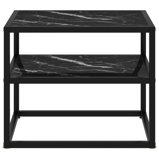 Wandtafel 50x40x40 cm gehard glas zwart MeubelReus