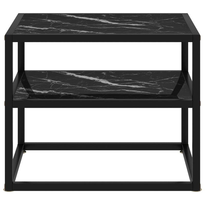 Wandtafel 50x40x40 cm gehard glas zwart MeubelReus