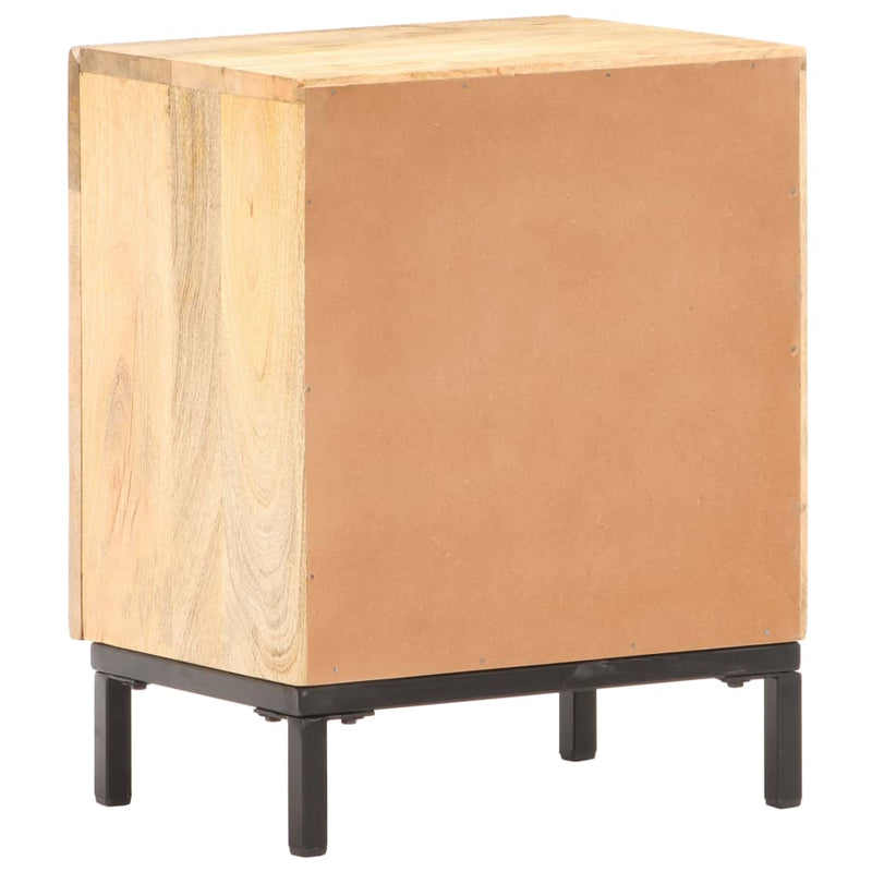 Nachtkastje 40x30x51 cm massief mangohout MeubelReus