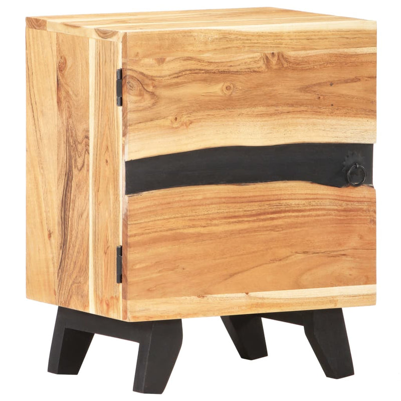 Nachtkastje 40x30x51 cm massief acaciahout MeubelReus