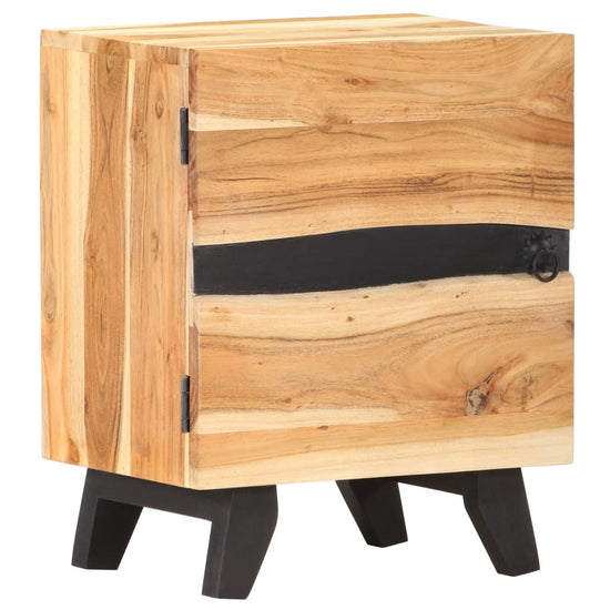 Nachtkastje 40x30x51 cm massief acaciahout MeubelReus