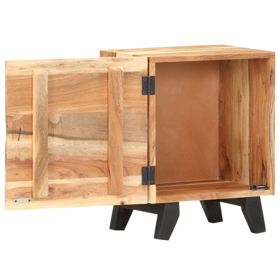 Nachtkastje 40x30x51 cm massief acaciahout MeubelReus