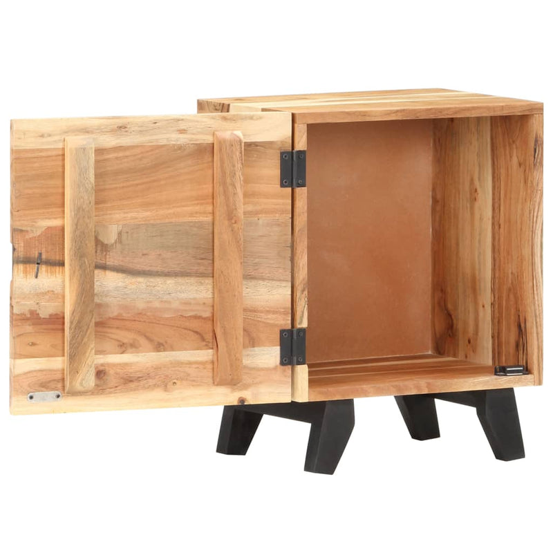 Nachtkastje 40x30x51 cm massief acaciahout MeubelReus