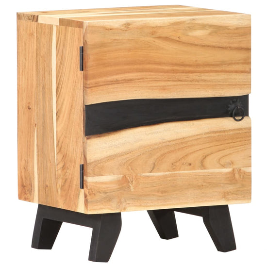 Nachtkastje 40x30x51 cm massief acaciahout MeubelReus