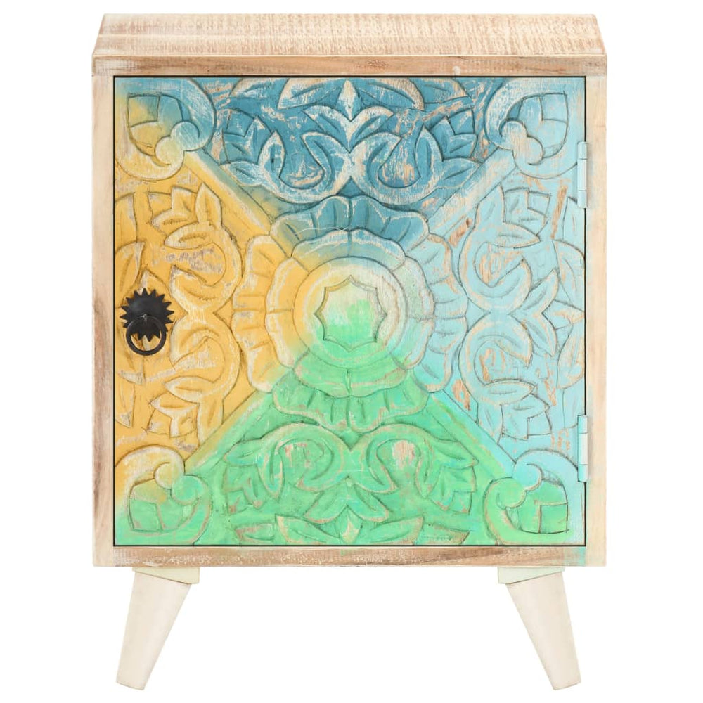 Nachtkastje bewerkt 40x30x50 cm massief acaciahout MeubelReus