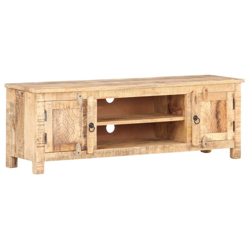 Tv-meubel 120x30x40 cm ruw mangohout MeubelReus