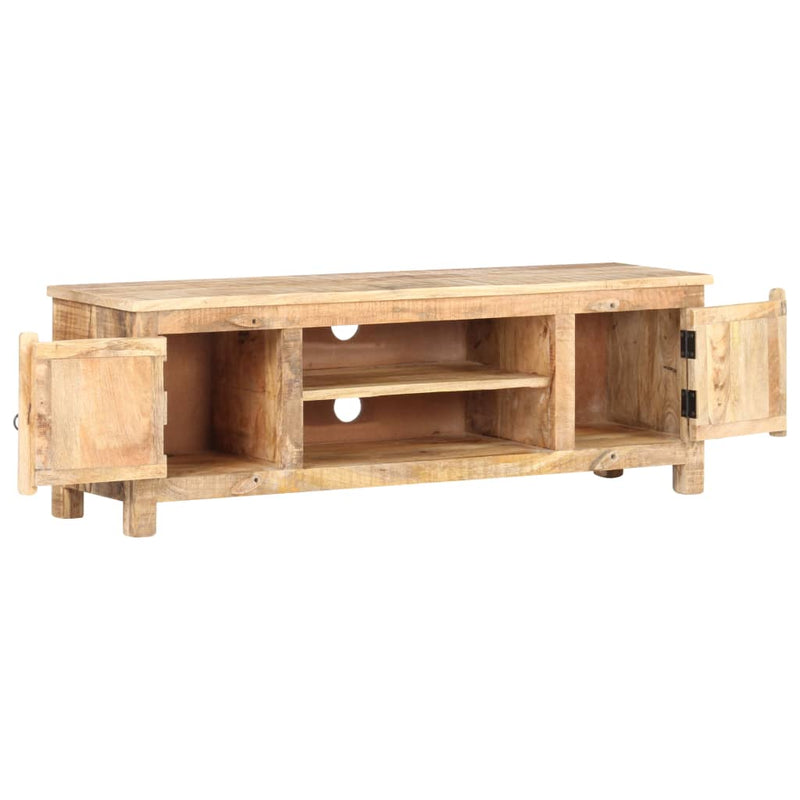 Tv-meubel 120x30x40 cm ruw mangohout MeubelReus