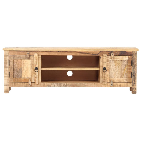 Tv-meubel 120x30x40 cm ruw mangohout MeubelReus