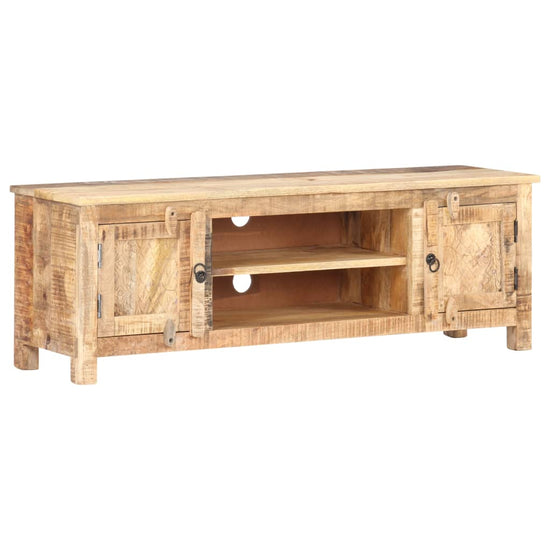 Tv-meubel 120x30x40 cm ruw mangohout MeubelReus