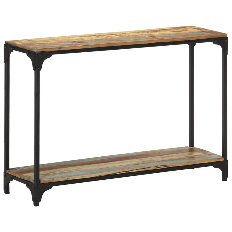 Wandtafel 110x30x75 cm massief gerecycled hout MeubelReus