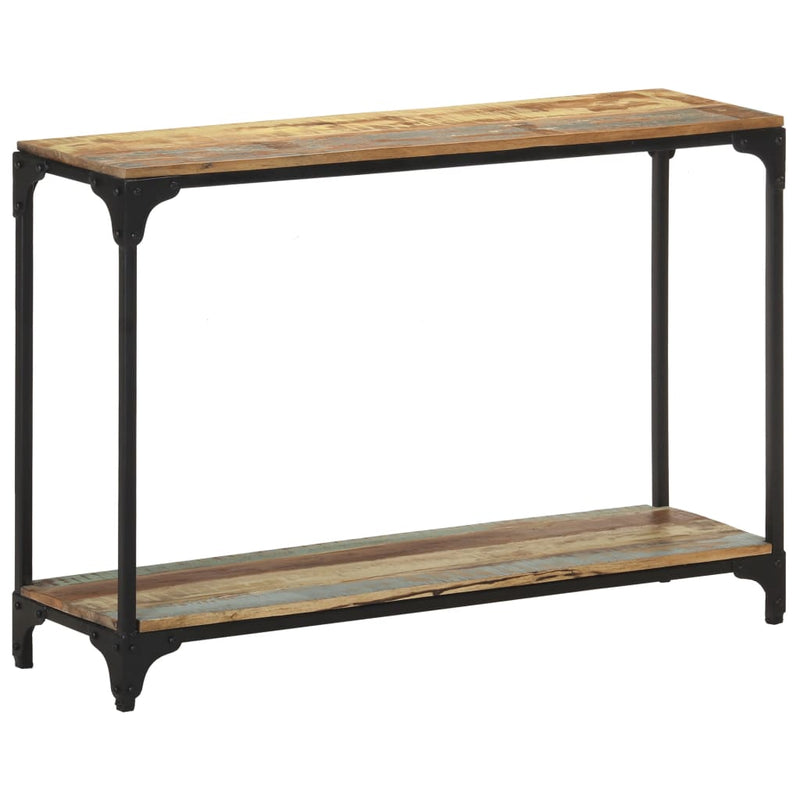 Wandtafel 110x30x75 cm massief gerecycled hout MeubelReus