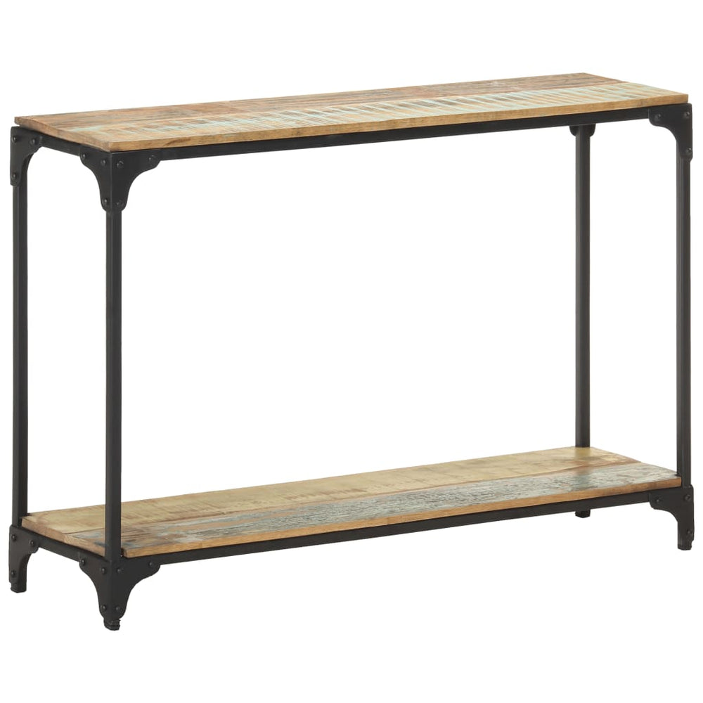 Wandtafel 110x30x75 cm massief gerecycled hout MeubelReus