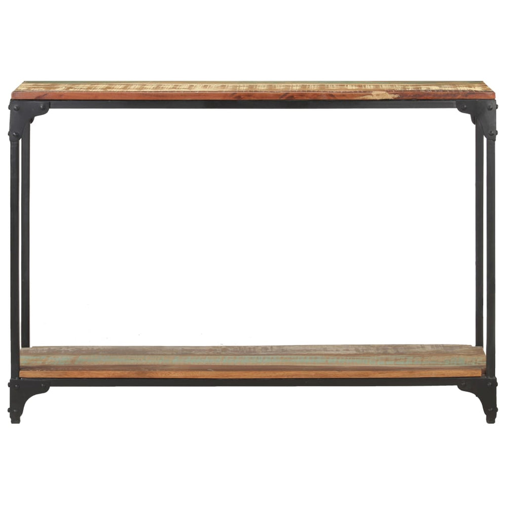Wandtafel 110x30x75 cm massief gerecycled hout MeubelReus