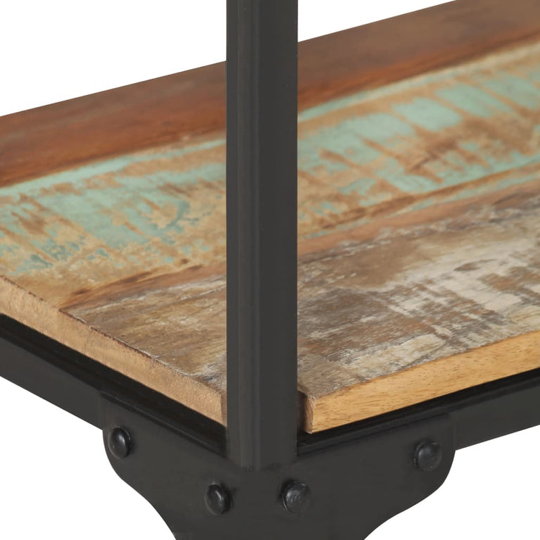 Wandtafel 110x30x75 cm massief gerecycled hout MeubelReus