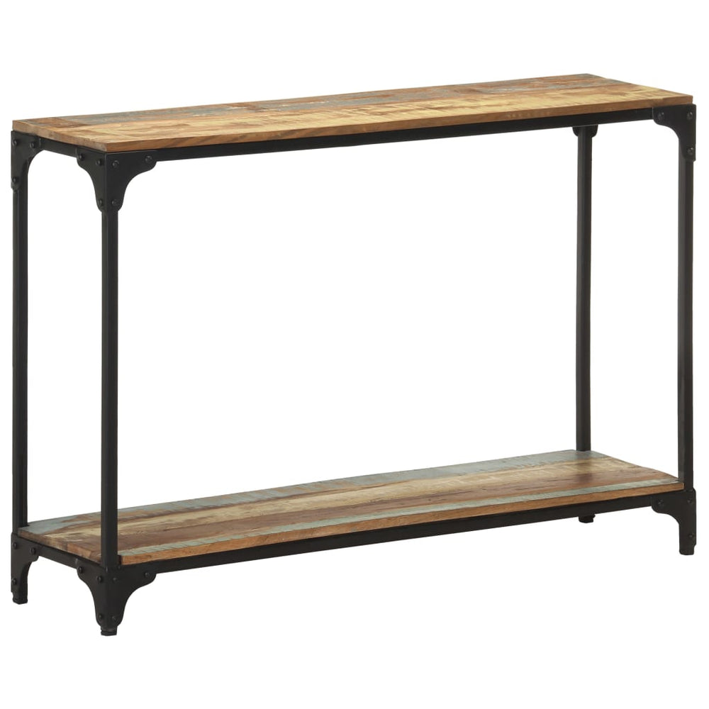 Wandtafel 110x30x75 cm massief gerecycled hout MeubelReus