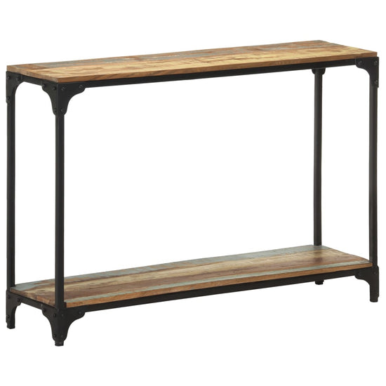 Wandtafel 110x30x75 cm massief gerecycled hout MeubelReus