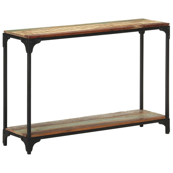 Wandtafel 110x30x75 cm massief gerecycled hout MeubelReus