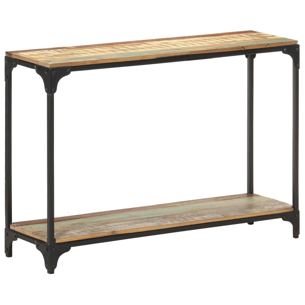 Wandtafel 110x30x75 cm massief gerecycled hout MeubelReus