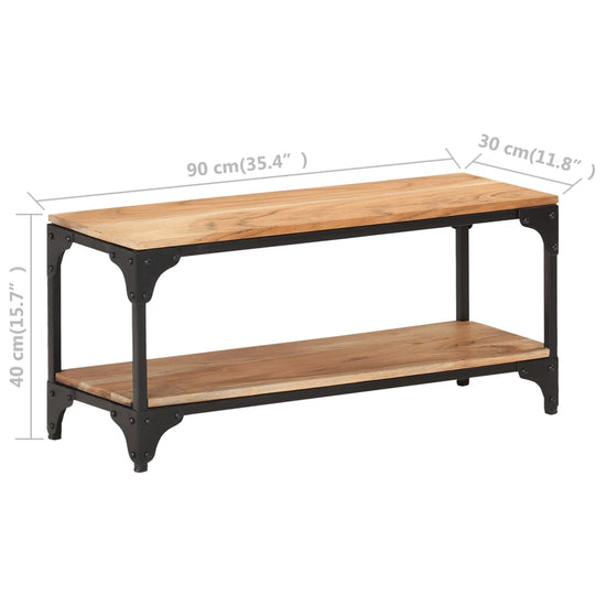 Salontafel 90x30x40 cm massief acaciahout MeubelReus