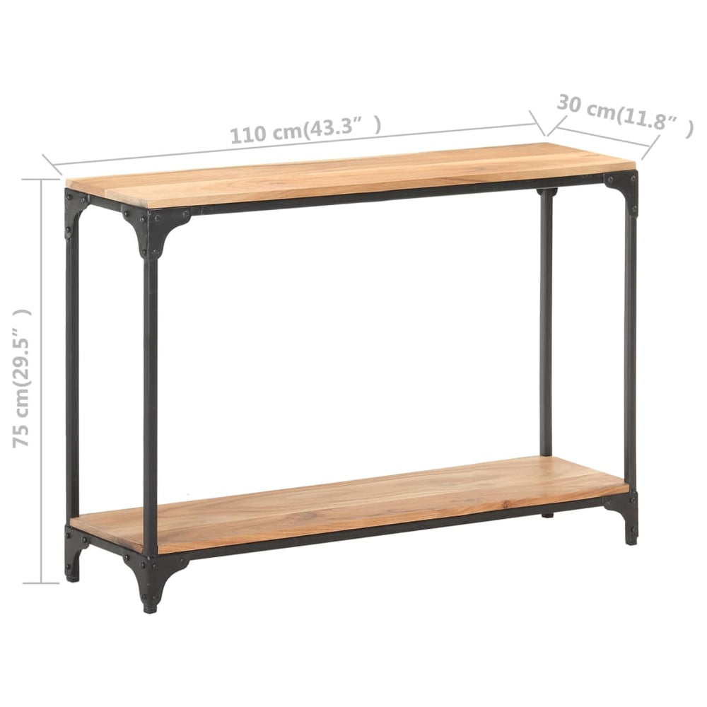 Wandtafel 110x30x75 cm massief acaciahout MeubelReus