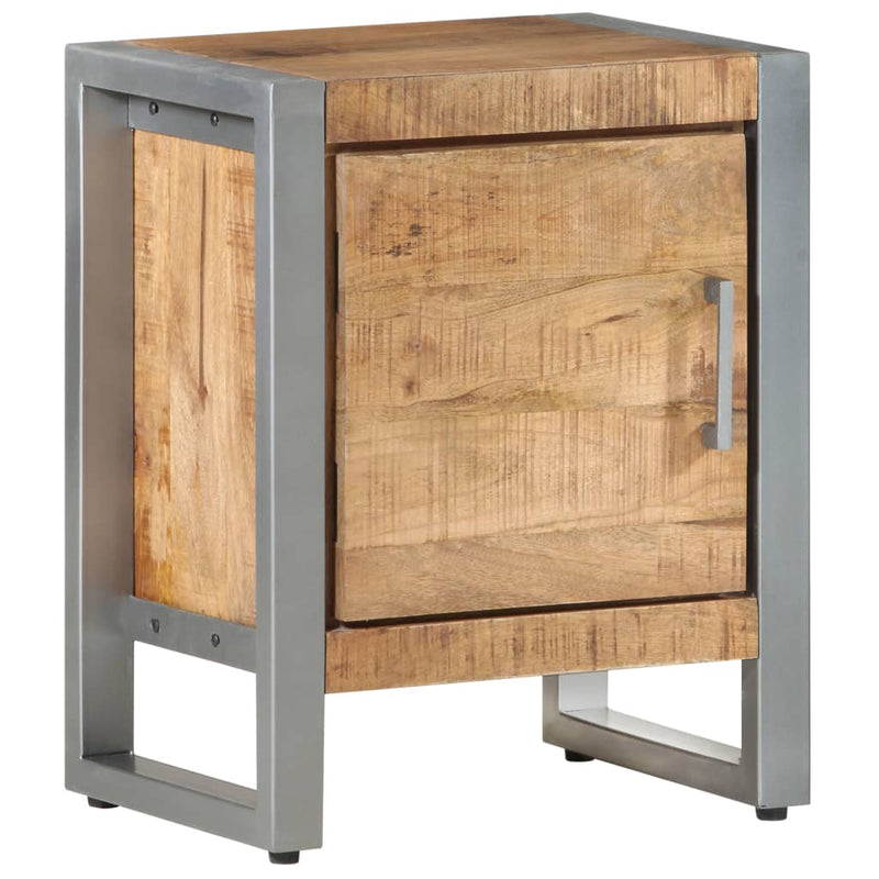 Nachtkastje 40x30x50 cm ruw mangohout MeubelReus