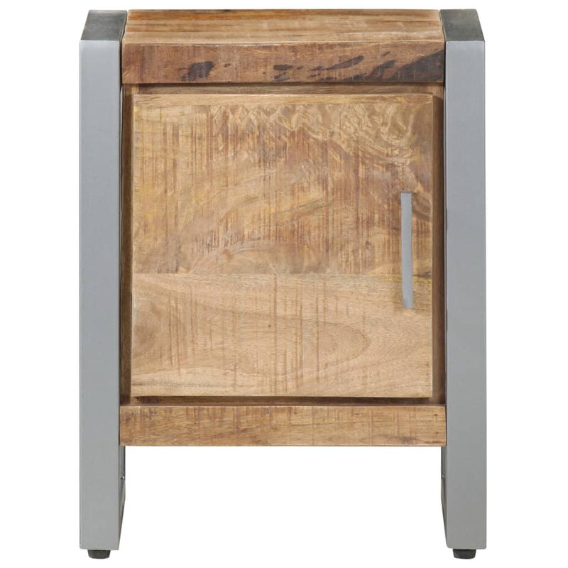 Nachtkastje 40x30x50 cm ruw mangohout MeubelReus
