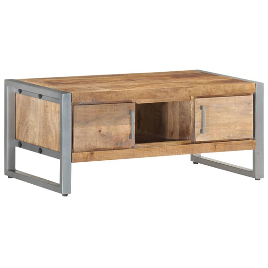 Salontafel 95x50x40 cm ruw mangohout MeubelReus
