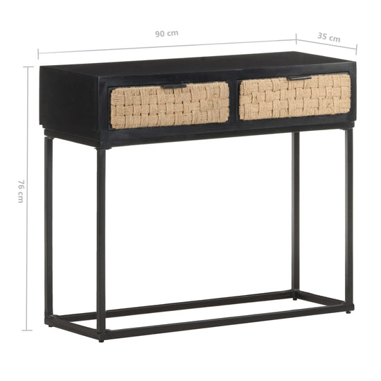 Wandtafel 90x35x76 cm massief mangohout MeubelReus